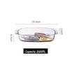Saikeyou Heat-Resistant Glass Baking Dish