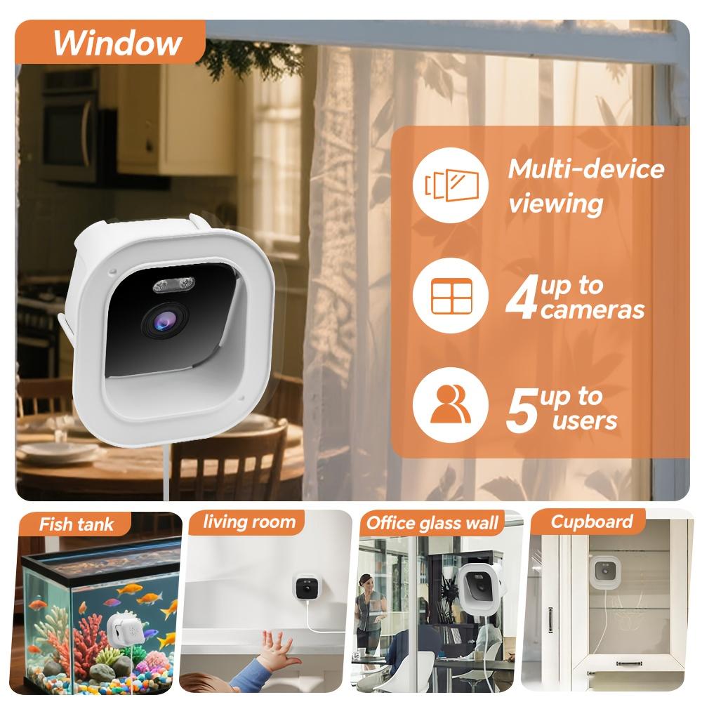 Fensterkamera, unterstützt 2,4G und 5G WLAN, Farb-Nachtsicht, Zwei-Wege-Audio, Personen- und Bewegungserkennung und Allwetteraufzeichnung.