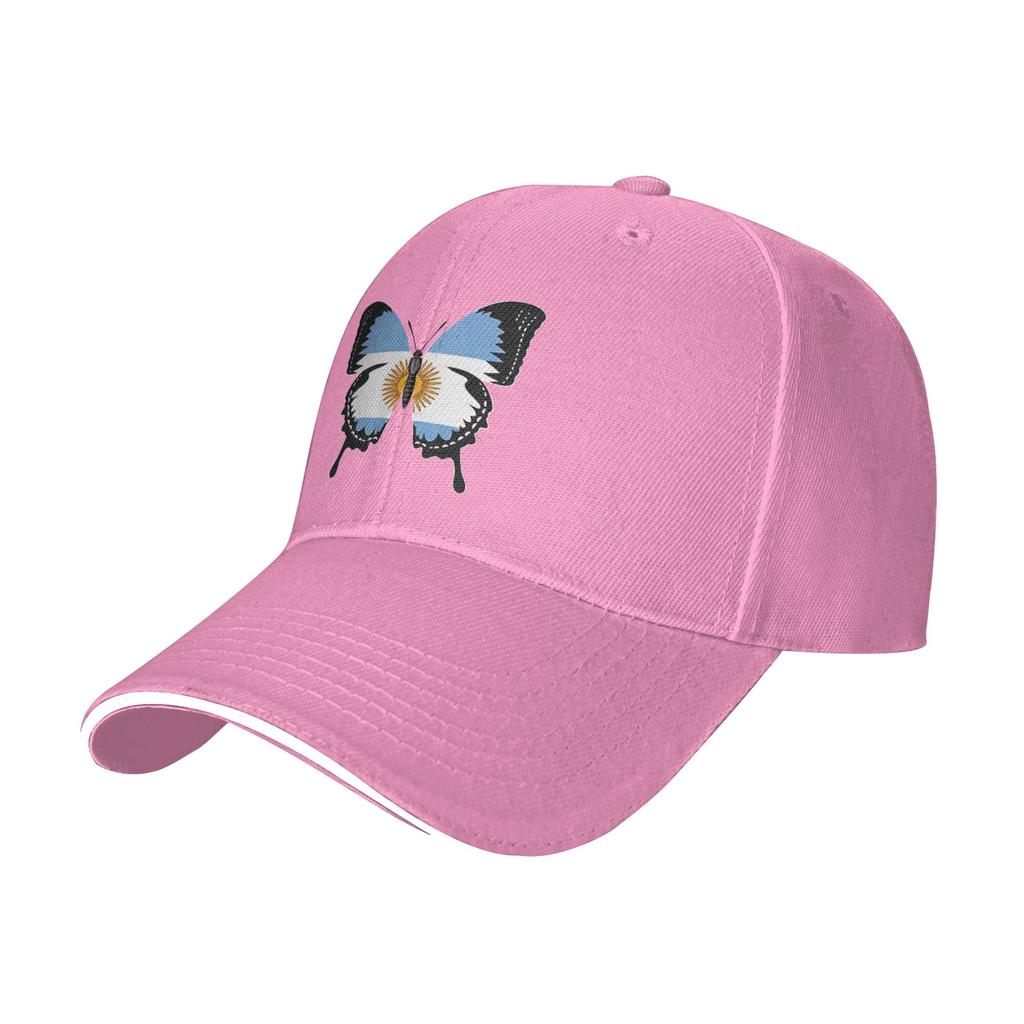 Flag Butterfly Argentina Casual Baseball Cap Hiking Fishing Trucker Hat Summer Sun Visor Couple Women Yk Cute Snapback Cap
