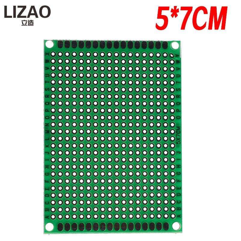 9x15 8x12 7x9 6x8 5x7 4x6 3x7 2x8 cm Doppelseitig Prototyp DIY Universal Gedruckte Schaltung PCB Platine Protoboard Für Arduino
