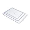 Clear Rectangular Tray for Tea Set, Fruit, Snacks & Pastries