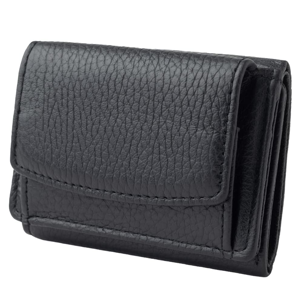 Женский трехскладной кошелек Fioretto, Итальянская кожа [Высоко оценен любителями порядка] Натуральная коровья и овечья кожа, Большая вместимость,