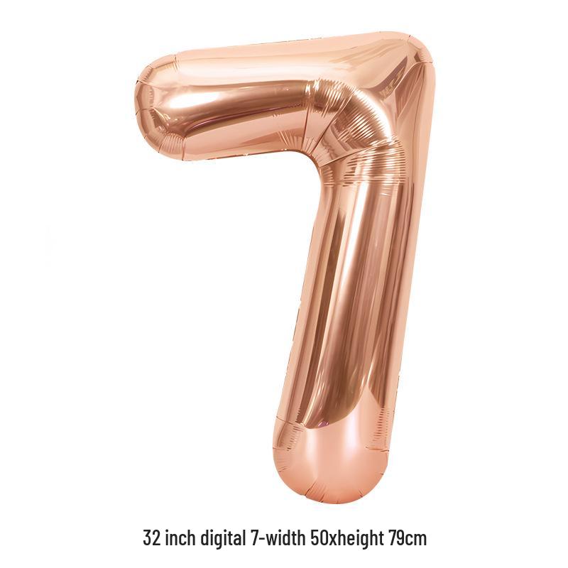 32-Inch White Number '40' Birthday Balloon, Aluminum Foil Party Decoration Prop