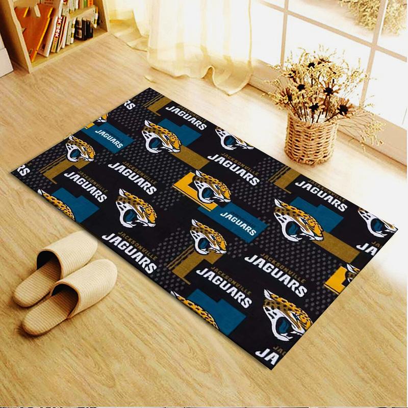 Jacksonville Jaguars Logo Carpet Rug for Living Room Bedroom Home Sofa Decoration,Kids Play Non-slip Floor Mat
