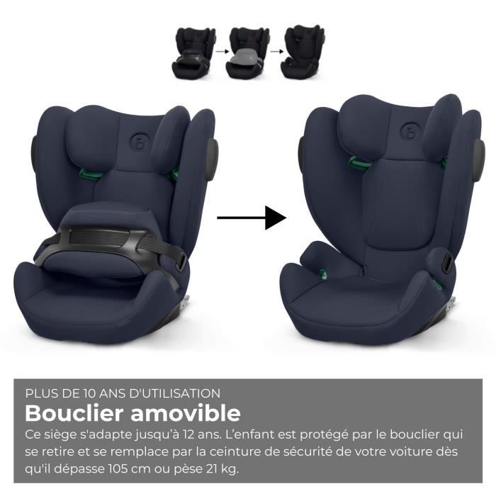 Siège auto Pallas B3 i-size Cbx by Cybex - 76 à 150 cm - 9 à 50 kg - 15 mois à 12 ans - Navy blue