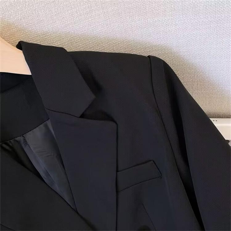 Spring Autumn Women Temperament Blazer Long Sleeve Double Breasted Slim Coat Fall Spring Suit Jacket Office Lady Casual Outwear