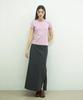 Bonats Palette Bp Button Point Long Skirt_Charcol