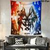 God Eater Wall Tapestry Aesthetic Wall Hanging Printed Fabric Blanket Decorative Tapestries for Bedroom Living Room Home Decor