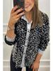 2026 Autumn/Winter Women's Loose Fit Sequin Long Sleeve Shirt