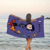 1pc Coraline (4) Beach Towel, Beach and Seaside Swimming Pool Equipment, Fashion Pattern, Rectangular, Travel Essentials