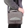 FOSOTO Shoulder Camera Bag Digital Mirrorless Single Lens Camera Case Lesbian Storage Retro Style Large Capacity Compatible with Canon SX70 SX420