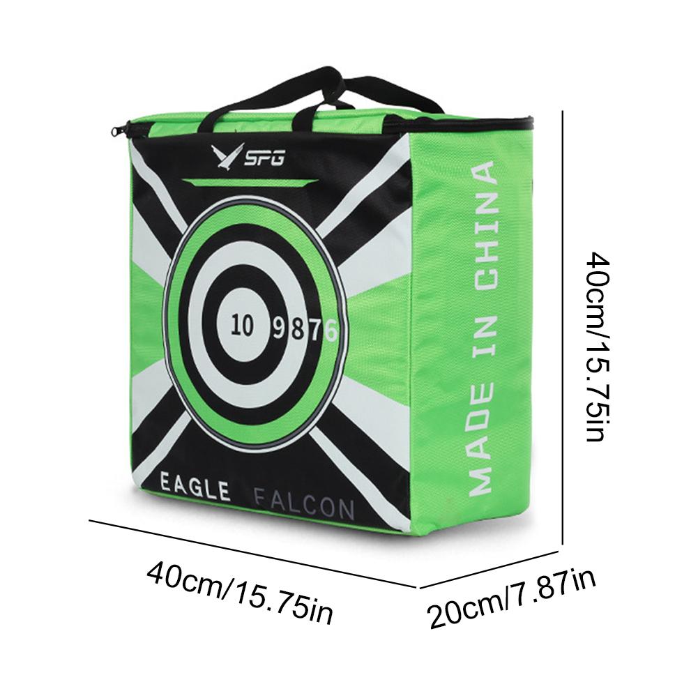 Archery Target Bag Archery Target Cover Bag Water Resistant Portable Bow Target Refillable with Carrying Handle for Backyard