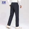 ROMON Men's 502H Thick Corduroy Straight-Fit Casual Pants