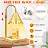 Candle Warmer Table Lamp Aromatherapy Candlestick Night Light Bedroom Bedside Desk Lamp Study Office Home Retro Melting Wax Lamp