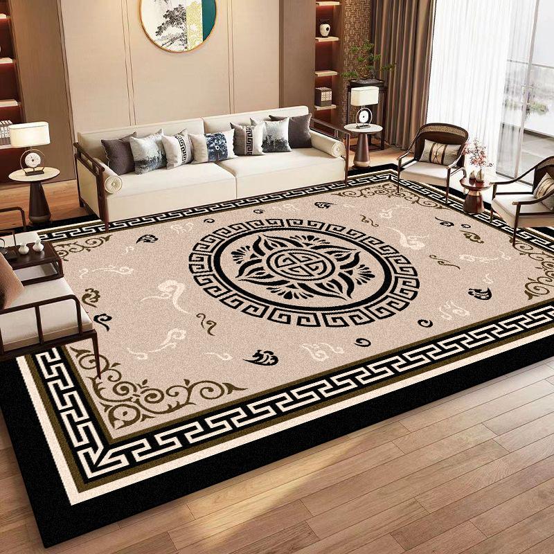New Chinese Style Luxury Carpet Living Room Large Area Coffee Tables Non-slip Rugs Art Decoration Bedroom Washable Floor Mats