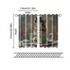 Filtering Curtains Excluding Rods Non Movable Without Batteries Whimsical Mouse Tea Cup Use Bedrooms Curtain Set Of 2 Made Polyester Washable Sleeping