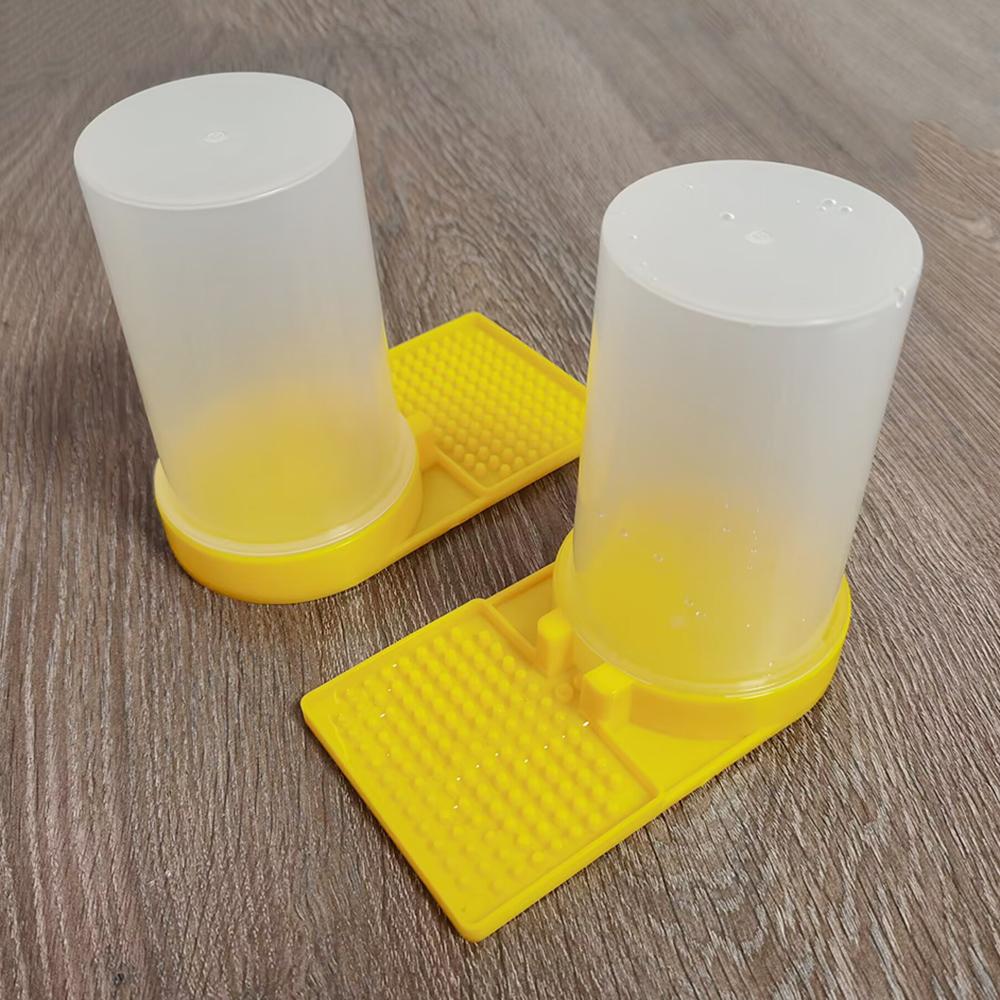 20 Pcs Bee Feeder Honey Bee Nest Door Feeding Drinking Water Box Non-toxic Beekeeping Water Dispenser Watering Bee Drinker Tool (as the picture,Bees drink water)