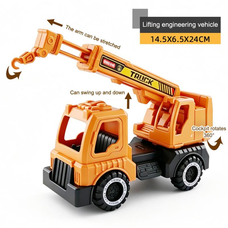 Inertial Driving Construction Truck Toy Beach Digger Bulldozer Tipper Early Education Construction Vehicles Toys Kids Toys