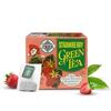 Mlesna Strawberry Green Tea 100g | 50 Foil-Wrapped Tea Bags | Pure Ceylon Green Tea | Rich in Antioxidant | Imported from Sri Lanka
