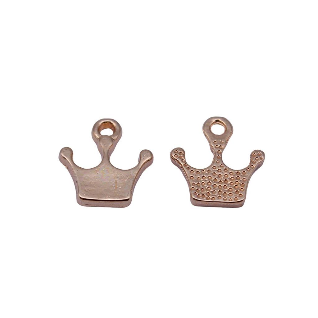Crown Charms Multi Color Alloy Pendants For Royal Princess Jewelry Accessories
