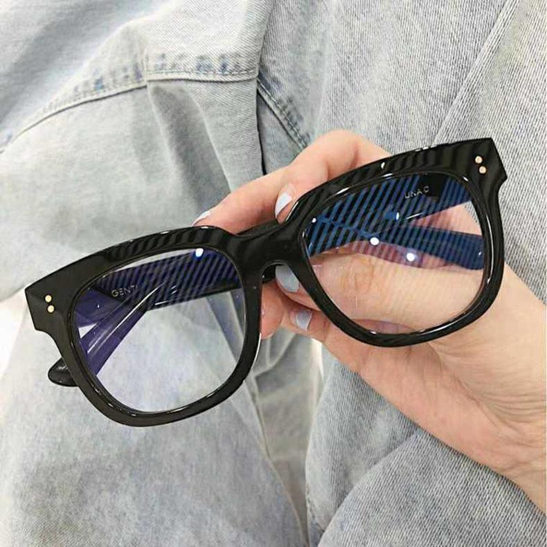 Retro Style Fashion Square Frame Clear Lens Glasses