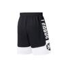 Li Ning Badfive Color Block Letter Print Elastic Waist Sports Training Quick Dry Casual Shorts Men Shorts Black AAPS055-2