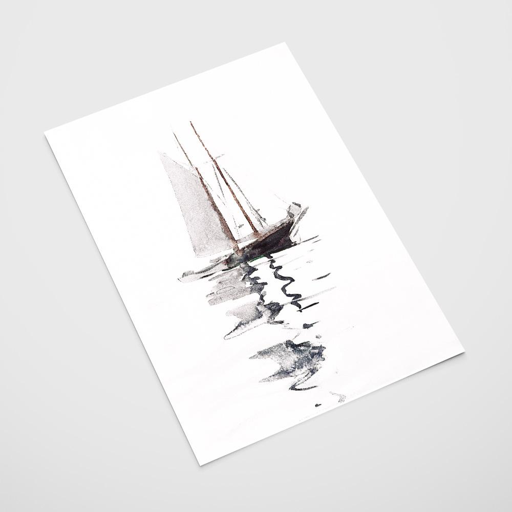 Poster Picture Sailboat Yacht