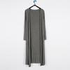 Women's Lengthened Solid Color Cardigan Shawl Sun Protection Clothing Air-Conditioning Shirt Long-Sleeved Thin Coat