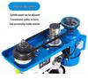 220V Multi-Function Woodworking Bench Drill with 16 Tools and Workbench