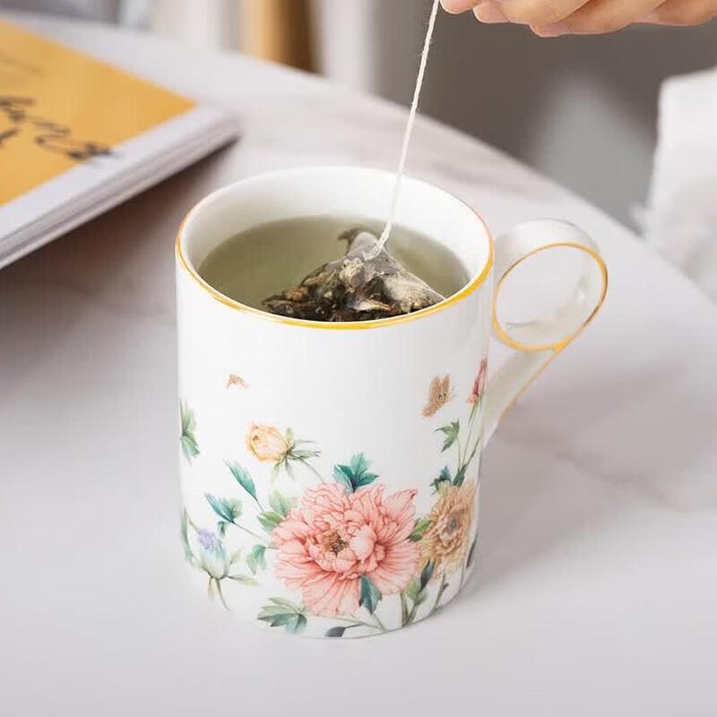 Auratic Blooming Elegance Ceramic Mug 350ml