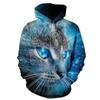 Modischer Kinder Hoodie Tiergrafiken Langarm Fuchs 3D Druck Junge Mädchen Sweatshirt Streetwear Locker Kinderkleidung Oberteil