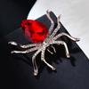 Fashion Creative Crystal Spider Animal Brooch Pin Women's Jewelry Accessories Brooch