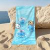 Line Dog M-maltese Funny Beach Towel For Beaches Yoga Studios Gyms Hot Springs Swimming Pools And Picnics
