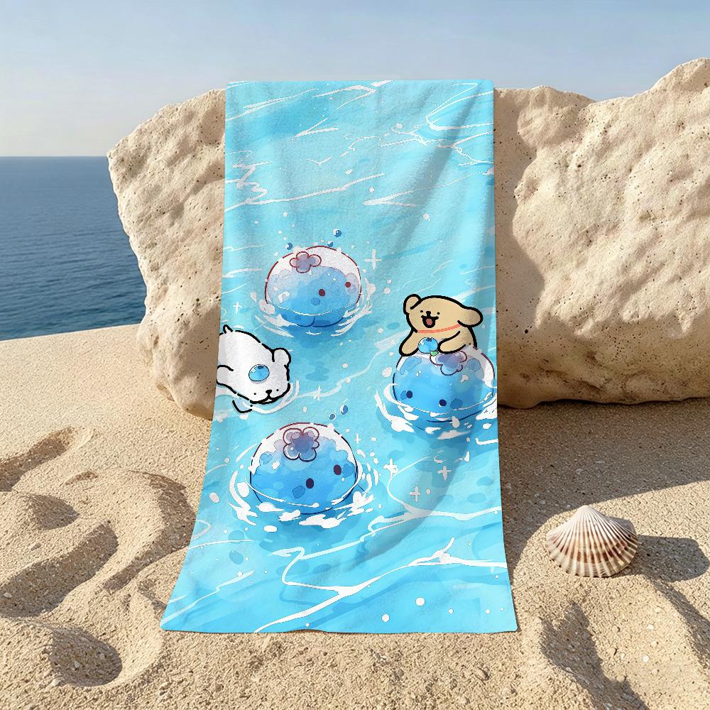 Line Dog M-maltese Funny Beach Towel For Beaches Yoga Studios Gyms Hot Springs Swimming Pools And Picnics