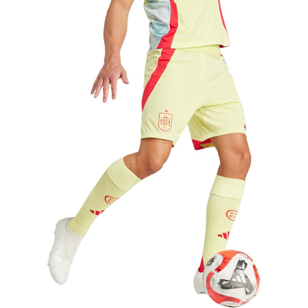Adidas Spain 24 Away Shorts Soccer Bottom Fan Edition, Spain, Away Men's Yellow IM8891