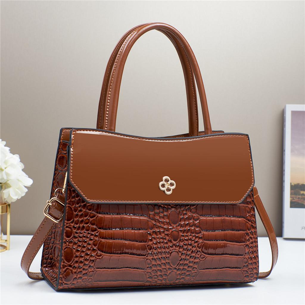 Stylish Soft Pu Tote Bag For Women 2024 Trendy Large Capacity Shoulder Bag