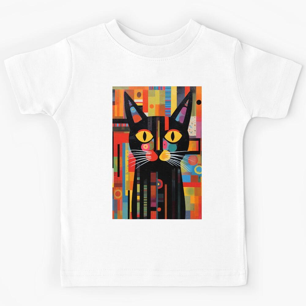 Funky kitty cat 6 Kids T-Shirt 100