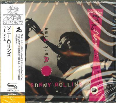 CD SONNY ROLLINS QUARTET - Worktime UCCO5528 Prestige 2016 Japonsko ObiJazz Použité