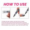 Waterproof Nail Art Pen Set - 4 Vibrant Colors for Easy, Smudge-Proof, Quick-Drying, and Stylish Nail Designs  Perfect for Beginners & Professionals