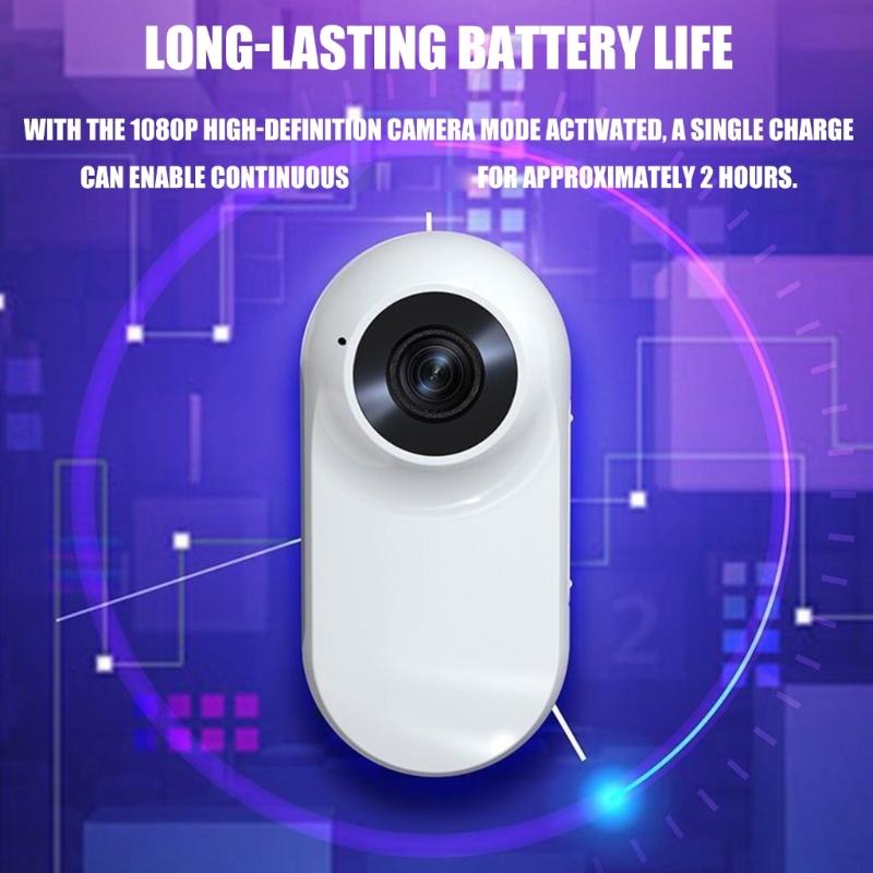 1080P Portable Mini Digital Camera Lightweight Video Recorder 1080P Resolution Wearable Camera for Student Traveler