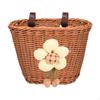 Bicycle Basket for Children, Handmade Design with PU Straps