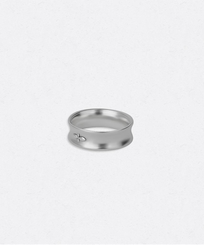 Yune Yune Curved Unity Ring_[Silver]
