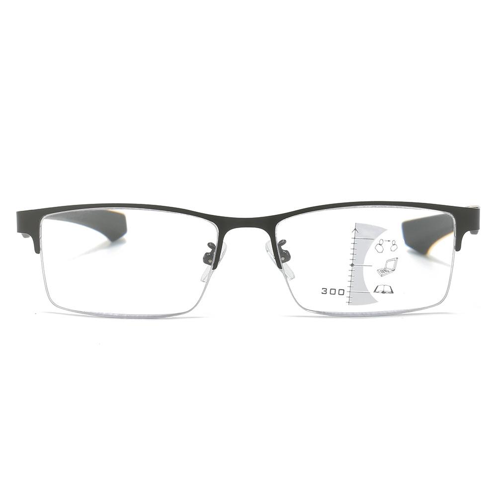 Business Men'S Anti-Blue Reading Glasses Look Far And Near High Definition Multi-Focus Far And Near Reading Glasses