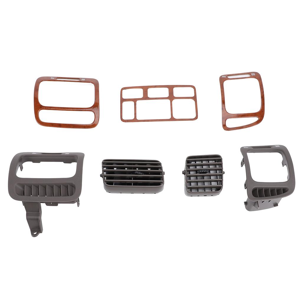 Front Side AC Air Vent Outlet Grille with Cover Trim Set Enhanced Ventilation for LC100 1998 2007 Left Hand Drive