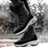 Women Boots High Quality Warm Snow Lace-Up Comfortable Ankle Outdoor Waterproof Hiking Boots Size 36-42
