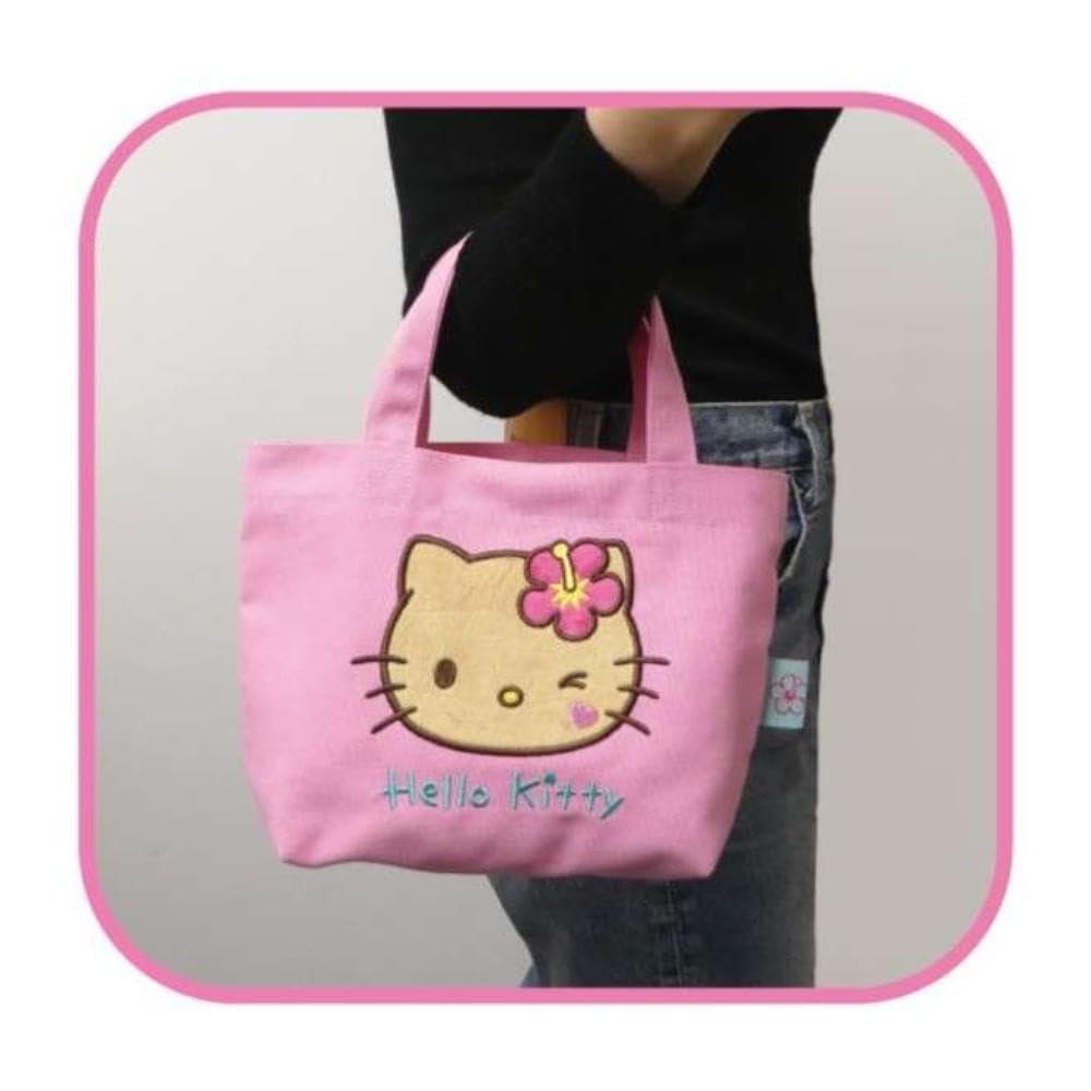 K Company Hello Kitty (Suntan Series) Mini Tote Bag, Pink, KTHI-MT-PK