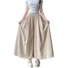 Bingsi Yamamoto Skirt and Pants for Women's In Summer Thin New Style Small High Waist Long Skirt Baggy Quick-drying Wide-leg Pants