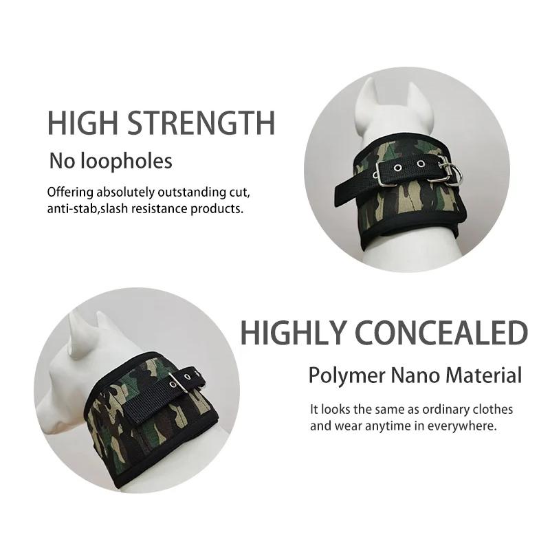 Protège-cou anti-morsure pour chien - Bandage de cou réglable, Protection pour chiens de chasse, de randonnée et d'entraînement