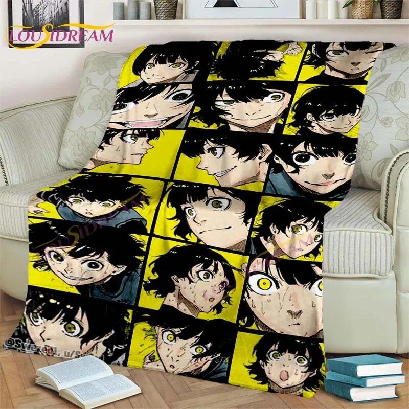 Anime Blue Lock Blanket 3D Cartoon Flannel Blanket Chigiri Hyoma Isagi Yoichi Blanket for Bed Sofa Child Adult Blanket Boy Gifts