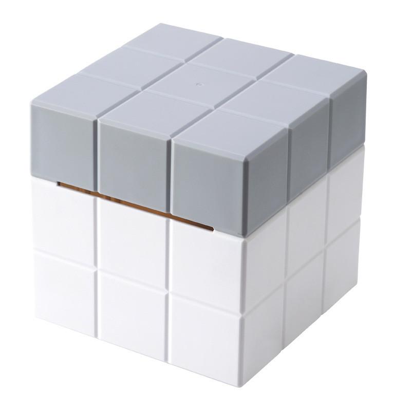 Modern Minimalist Creative Cube Tissue Box With Plastic Material For Living Room And Bathroom Use
